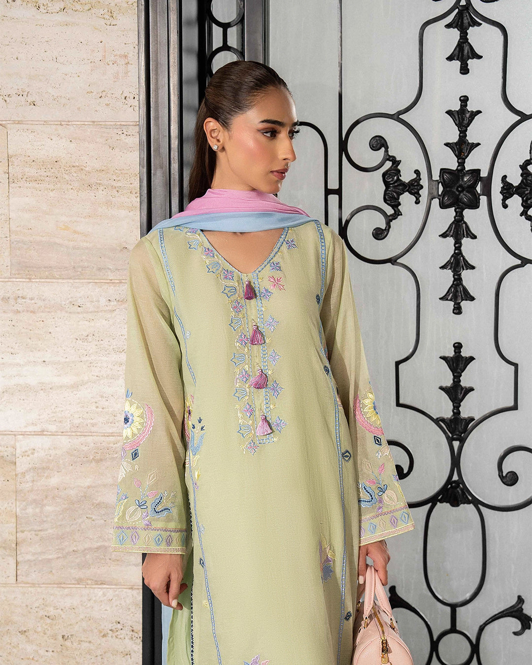 GREEN FLORAL